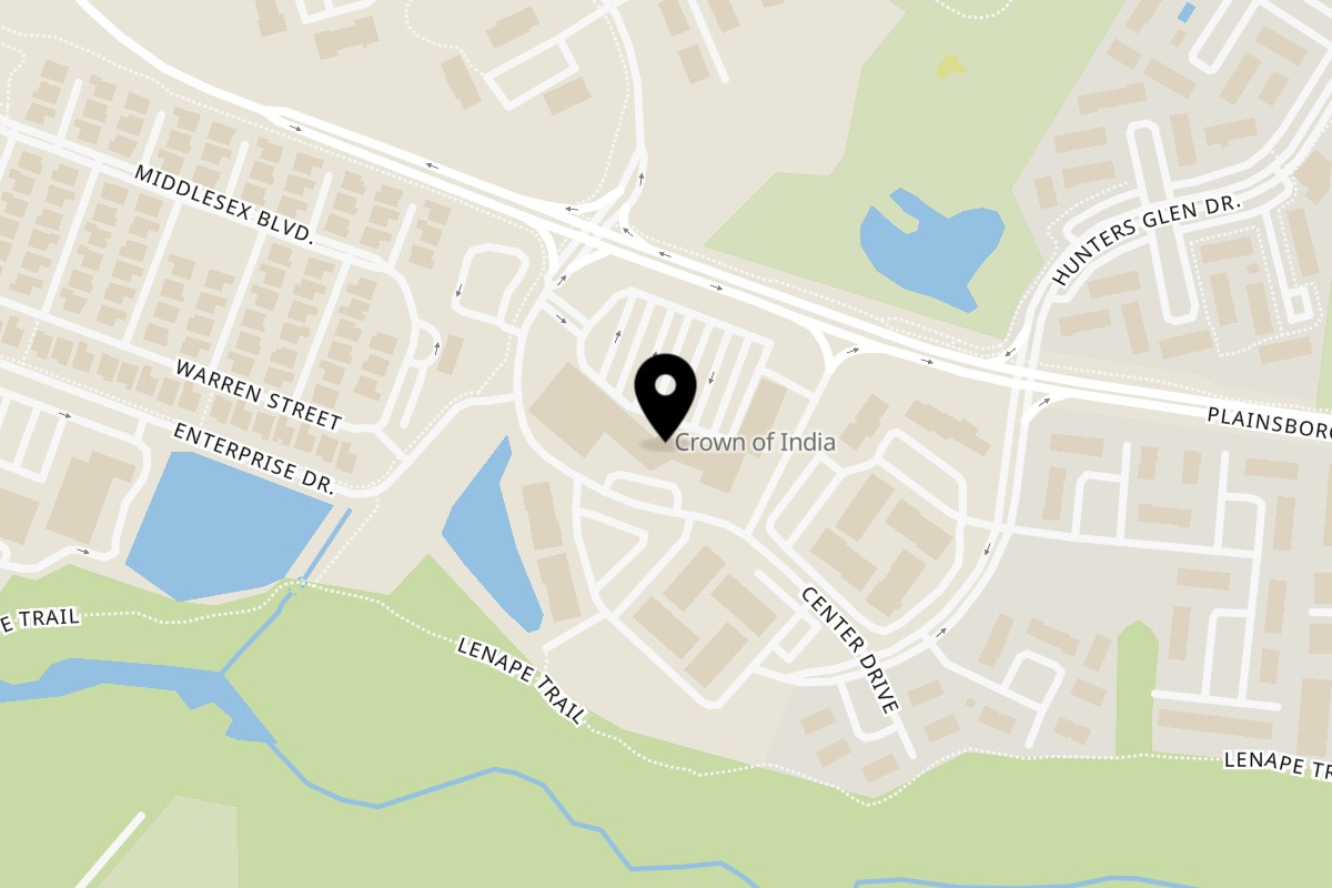 Map showing the location of Phirom Thai Restaurant on 660 Plainsboro Rd suit 11 in Plainsboro Township